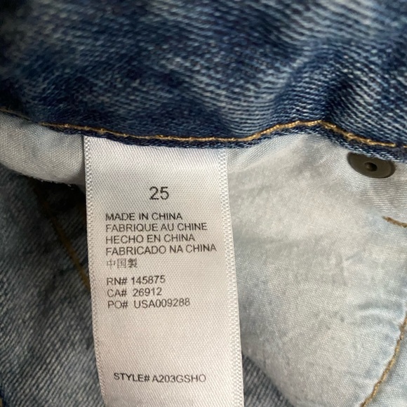 Amuse Society High-Waisted Denim Shorts - Picture 6 of 6